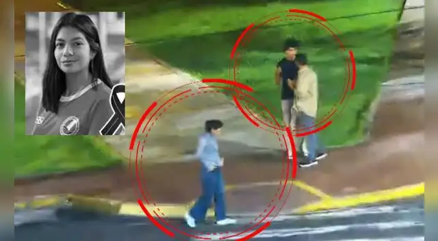 Marisel Linares es captada junto a su hijastro tres horas después del atropello. Foto: captura/Latina Noticias