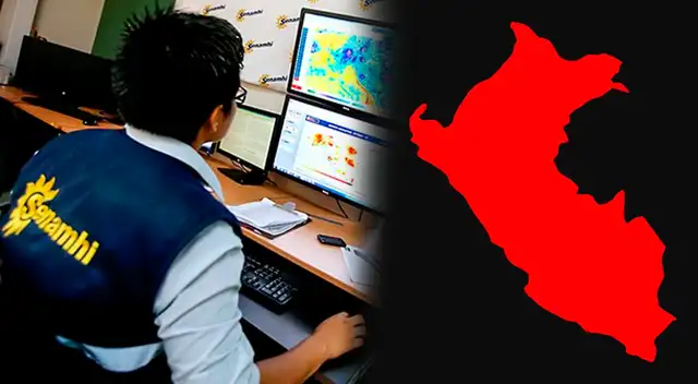 ¡EN LAS PRÓXIMAS HORAS! SENAMHI activó alerta ROJA por FUERTE fenómeno meteorológico que azotará estas cuatro importantes regiones