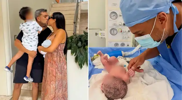 El tierno motivo por el que Ricardo Mendoza eligió el nombre de su bebé.