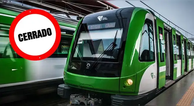 El metro de Lima anunció el cierre de la Estación Gamarra este martes 3 de febrero