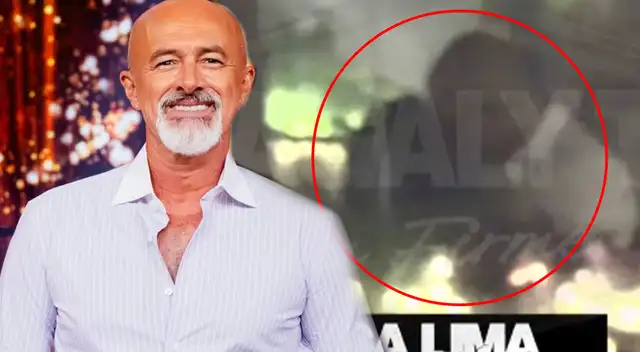 Carlos Alcántara fue captado besando a una joven.