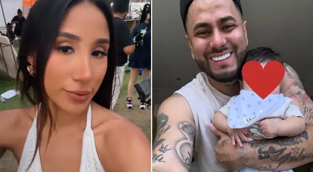 El festejo que lo cambió todo Samahara Lobatón celebra el cumplemes de su bebé con Bryan Torres.