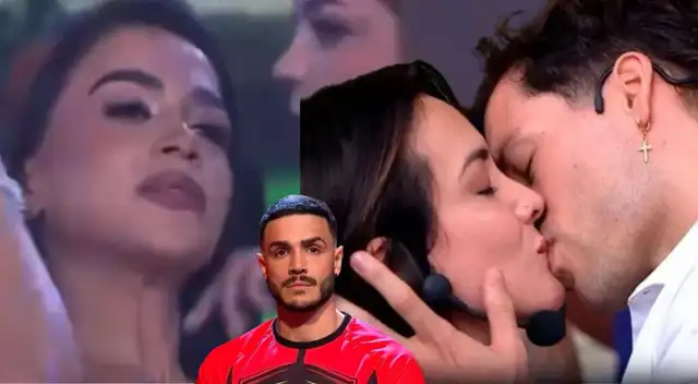 Captan a Onelia Molina incómoda por beso de Patricio Parodi y Rosángela Espinoza.