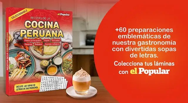 Recetas de la cocina peruana, el nuevo coleccionable del diario El Popular.