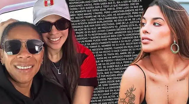 Abril Cárdenas emitió un comunicado en el que da a conocer la batalla legal que tiene con su expareja.