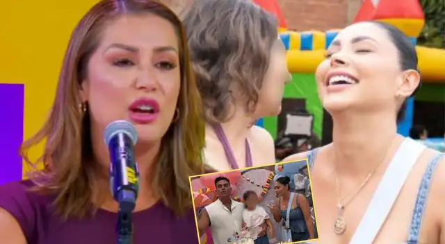 Karla Tarazona se sincera sobre el por qué sus hijos no fueron a fiesta de la hija de Pamela Franco.
