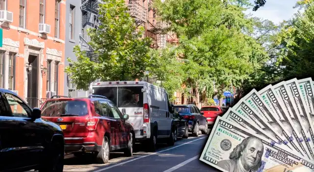 Nueva York planea eliminar el estacionamiento gratuito de autos.