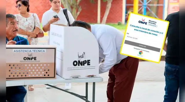 ONPE reveló que modificó el local de votación a más de 33 mil ciudadanos. Foto: ONPE