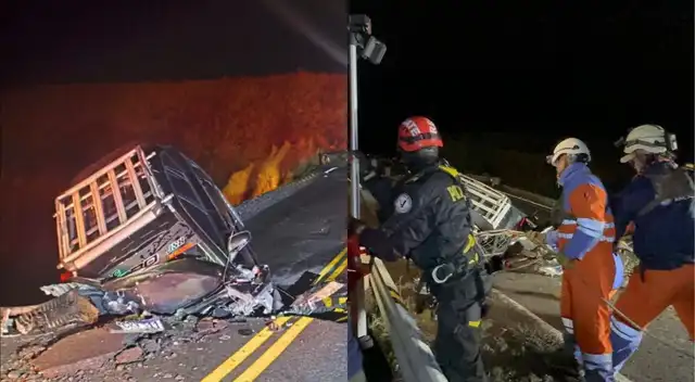 Lluvias torrenciales provocan colpaso de puente en Áncash.