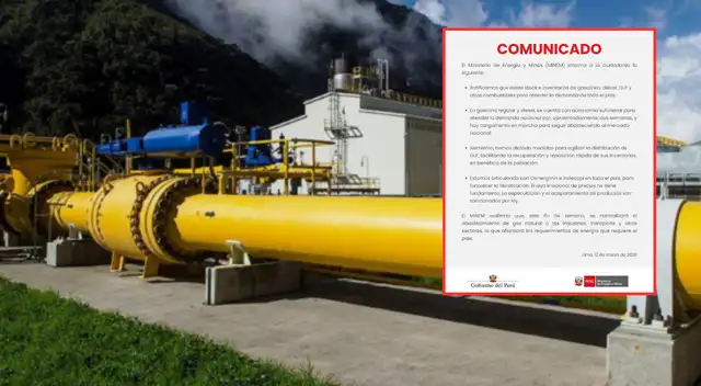 MINEM anuncia fecha de normalización del gas natural: ¿Habrá GNV este fin de semana?