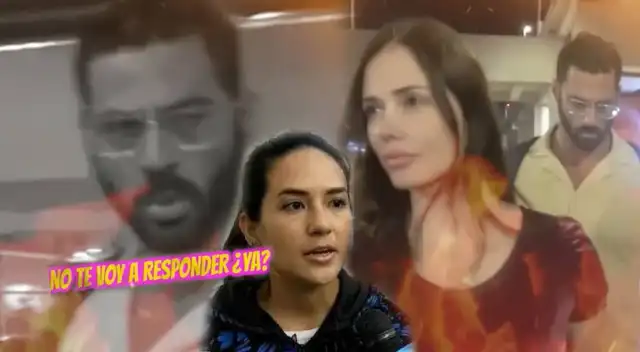 Gustavo Salcedo EXPLOTA al escuchar el nombre de su exsaliente mientras regresaba de viaje con Maju Mantilla.