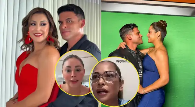 Melanie lanza mensaje a Christian frente a Pamela y habla de un “castillito de naipes”.