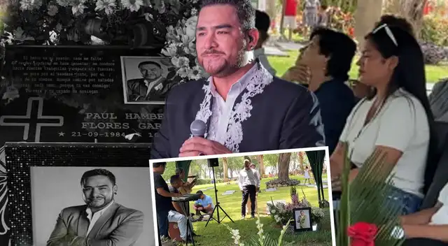 Paul Flores cumple un año de FALLECIDO y su esposa le hace EMOTIVO homenaje en su tumba