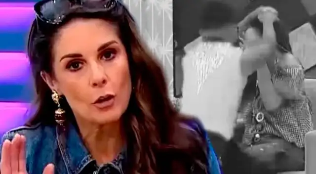 Rebeca Escribens se mostró molesta tras impensada situación. Rebeca Escribens se mostró molesta tras impensada situación.