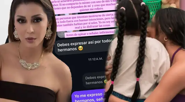 Camila Domínguez EXPLOTA tras ser acusada de preferir a la hija de Pamela Franco sobre el hijo de Karla Tarazona.