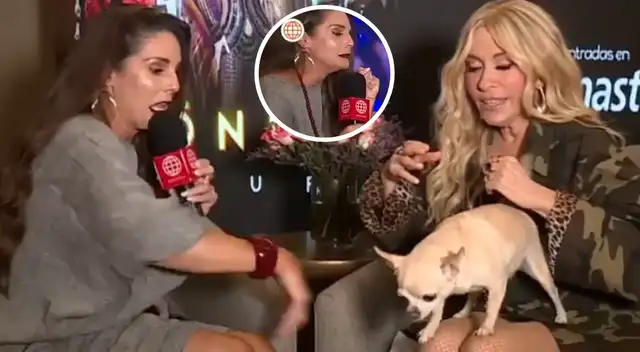 Rebeca Escribens casi es mordida por perrito de Yuri