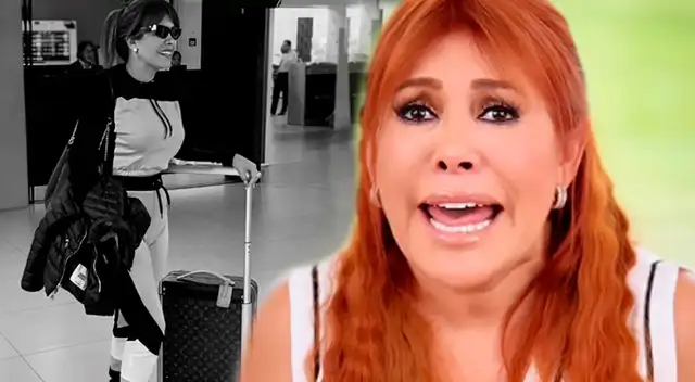 Magaly Medina sorprende al irse de viaje. Magaly Medina sorprende al irse de viaje.