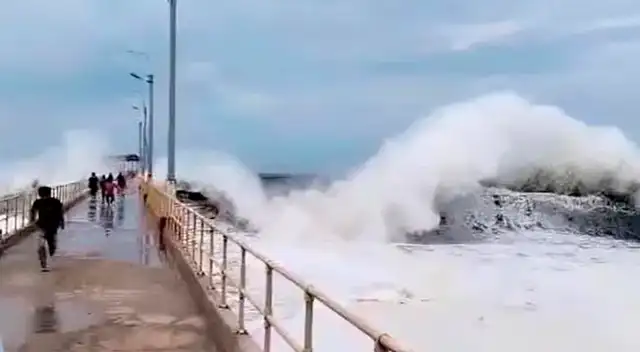 Marina de Guerra del Perú alerta por oleajes anómalos en el litoral: fenómeno se extenderá hasta el 31 de marzo