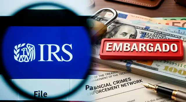 IRS embargará cuentas bancarias, propiedades y autos de estas personas.