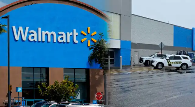 Tres hombres protagonizaron una tensa pelea dentro de un Walmart.