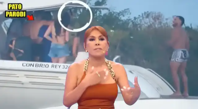 El detrás de cámaras del ampay Magaly Medina destapa el plan secreto.