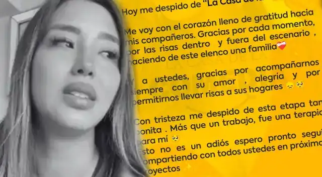 Xiomy Kanashiro PIERDE SU TRABAJO por FUERTE motivo y comparte DESGARRADOR mensaje.