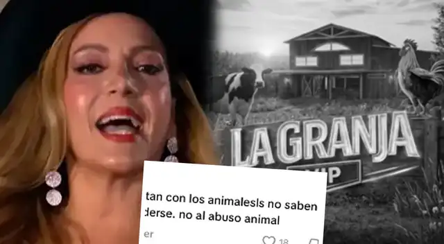 Pati Lorena, integrante de 'La Granja VIP', expone INDIGNANTE trato con animal y exigen su salida INMEDIATA.