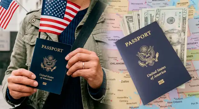 Este es el tiempo oficial de entrega y el precio actual del pasaporte americano.