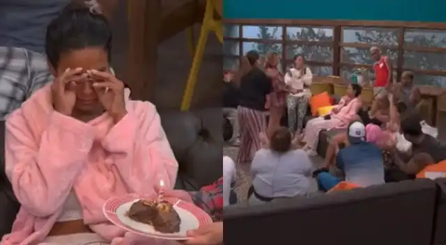 Shirley Arica se quiebra con sorpresa para su hija en La Granja VIP.