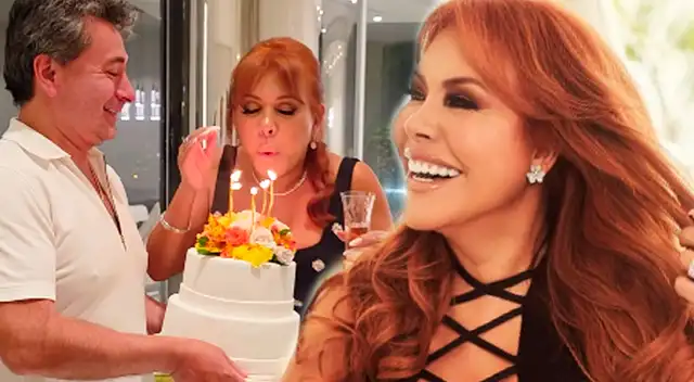 Magaly Medina se emociona por su cumpleaños.