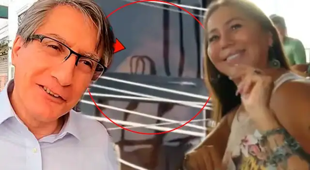 Mujer captada con Federico Salazar se pronuncia.