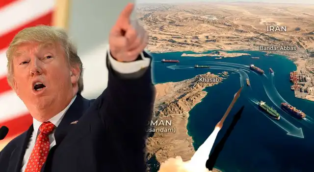 Donald Trump LANZA DURA ADVERTENCIA a Irán por el Estrecho de Ormuz.