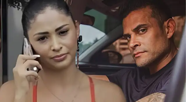 Pamela Franco le hace el pare a Christian Domínguez y su chofer por amenazarla.