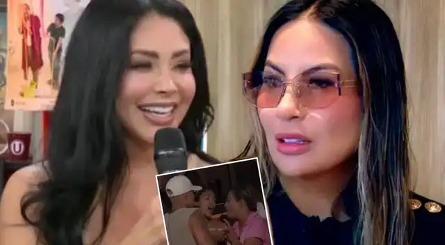 Pamela Franco se burla de Pamela López por pelearse por comida.