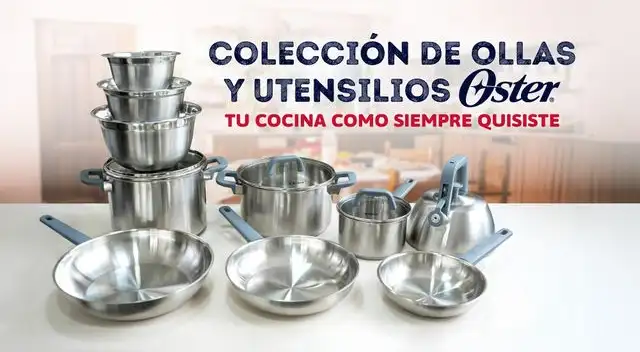 Colección de ollas y utensilios de Oster