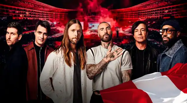 Maroon 5 llega al Perú este 31 de agosto: Conoce el precio de entradas.