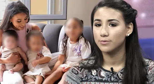 Samahara Lobatón admitió que sus hijos la estresan. Samahara Lobatón admitió que sus hijos la estresan.