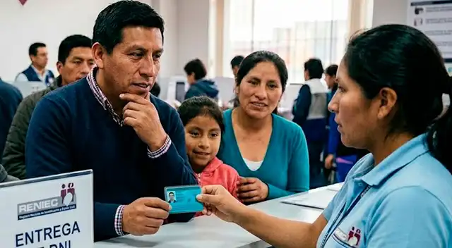 Reniec AMPLÍA hasta las 6:00 p.m. el horario para RECOGER SU DNI.