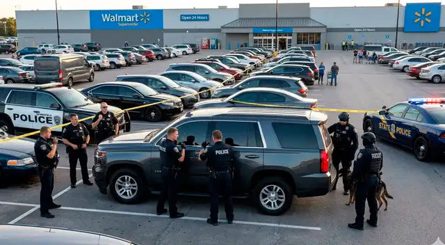 Encuentran a mujer dentro de un auto sin vida en el estacionamiento de Walmart.