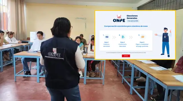 Pago a miembros de mesa 2026: ONPE revela fecha límite para acceder al beneficio económico de S/165.