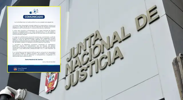 JNJ acepta RENUNCIA de Piero Corvetto a jefatura de la ONPE: ¿Quién será asumirá el cargo interino?