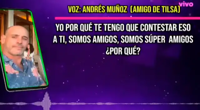 Hombre que fue captado con Tilsa Lozano niega romance.