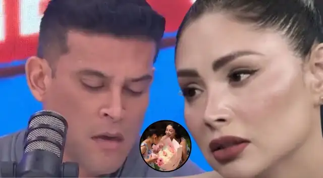 Christian Domínguez llora y deja entrever que Pamela Franco usó la condición de su hija para perjudicarlo.