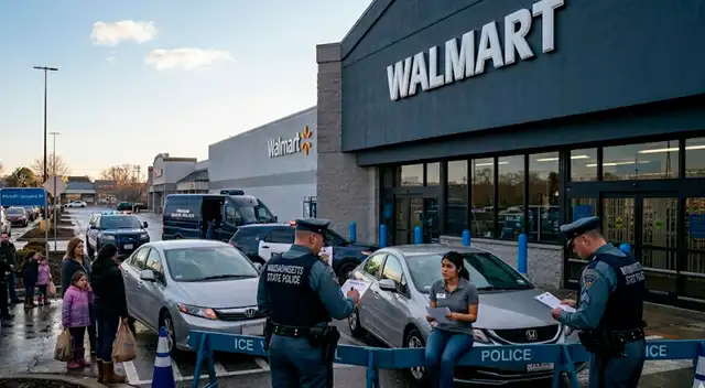 Adolescente es ATROPELLADA mientras conducía su scooter cerca a un Walmart.