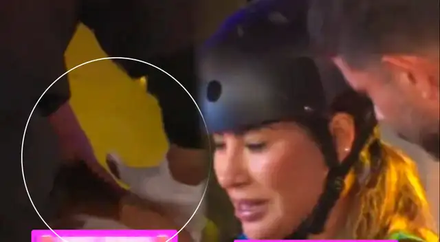 Pamela López se cayó en plena competencia.