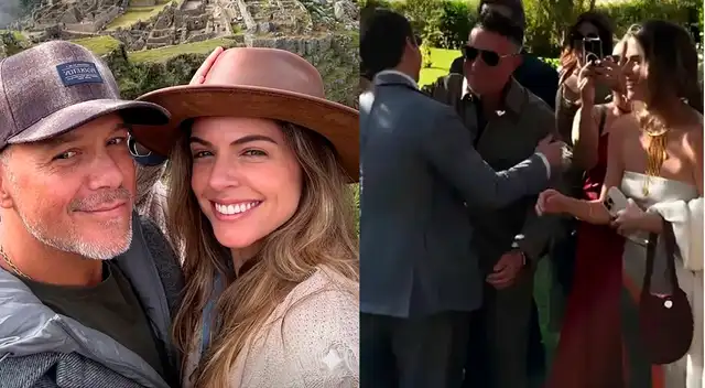 Alejandro Sanz y Stephanie Cayo deslumbran en la íntima boda de Bruno Ascenzo con Adrián Bello