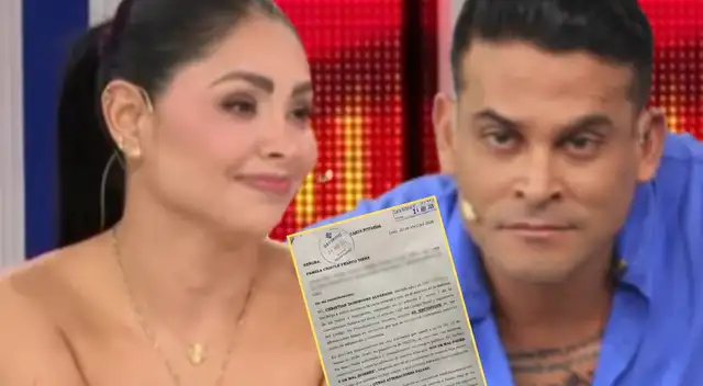 Pamela Franco se ratifica tras recibir carta notarial de Christian Domínguez.