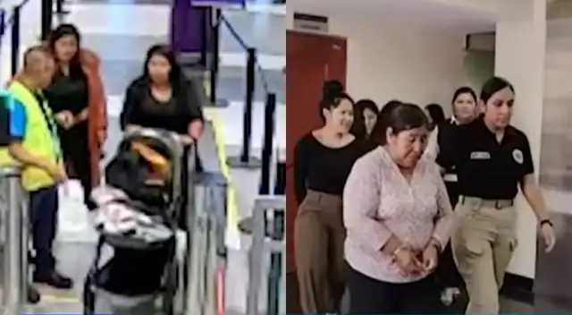 Cae clan familiar en el aeropuerto Jorge Chávez: llevaban cocaína y usaban a un bebé para viajar a España.