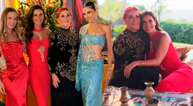 Mamá de María Pía Copello festeja su cumpleaños.