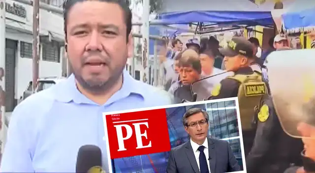 Reportero de América TV PIERDE LOS PAPELES y lanza tremenda lisura en noticiero EN VIVO.